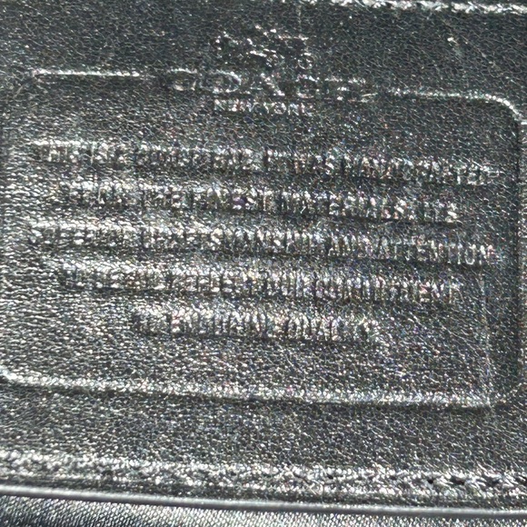 Coach Black Jacquard Tote Bag w/Silver-tone Cherry Bag Charm 14” x 12” x 3.5” - Picture 8 of 16